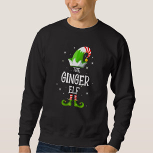 Den röda älvfamiljen Matchande grupp jul Lång Ärmad Tröja