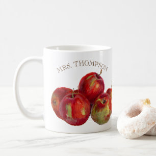 Den röda Apple skörden tillfogar namn Kaffemugg