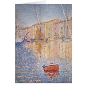 Den röda bojet, Sanktt Tropez, 1895 Hälsningskort