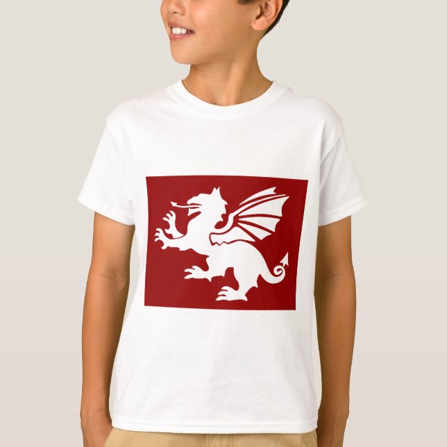 Den röda draken tee shirt (Framsida)