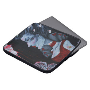 Den röda drottningens Wonderland Fantasy Goth Orig Laptop Sleeve