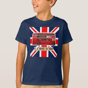 Den röda dubbeldäckareLondon bussen Tee Shirt