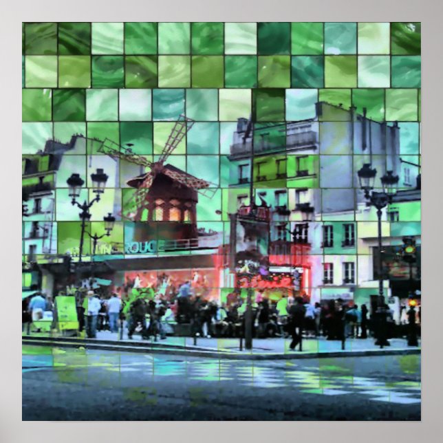 den röda fabriken poster (Framsidan)