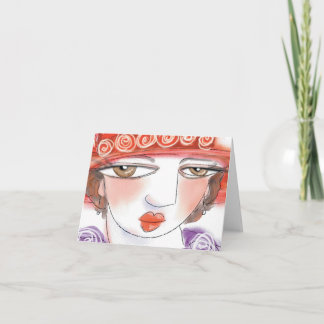 Den röda hatten kort