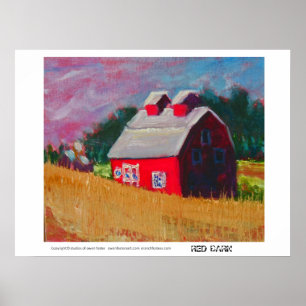 DEN RÖDA LADUGÅRDEN POSTER