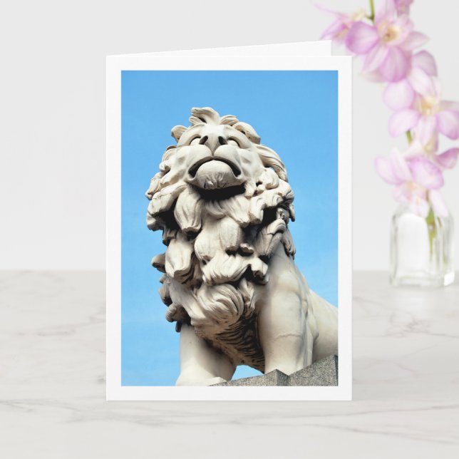 Den röda lejonet vid South Bank, London, England Kort (Orkide)