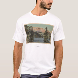 Den röda logen, MT - beskåda av Beartooth sjön T-shirt