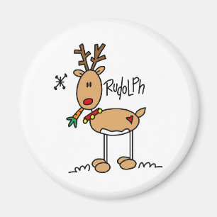 Den röda Nosed Reigndeer magneten Magnet