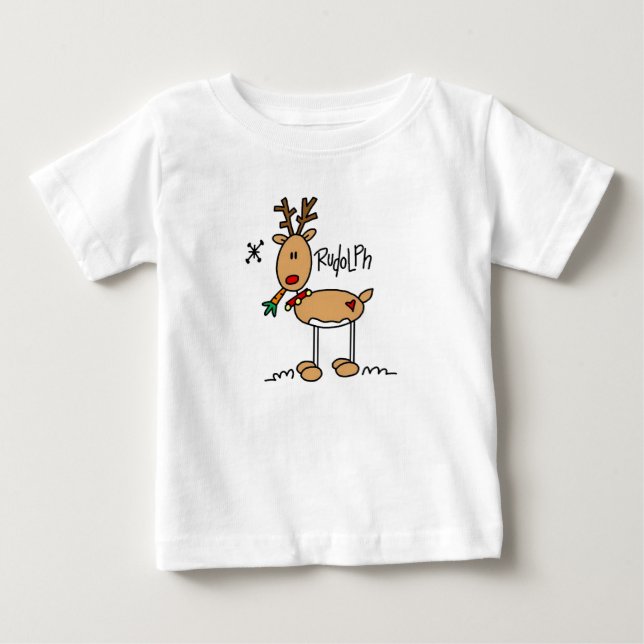 Den röda Nosed renskjortan Tee (Framsida)