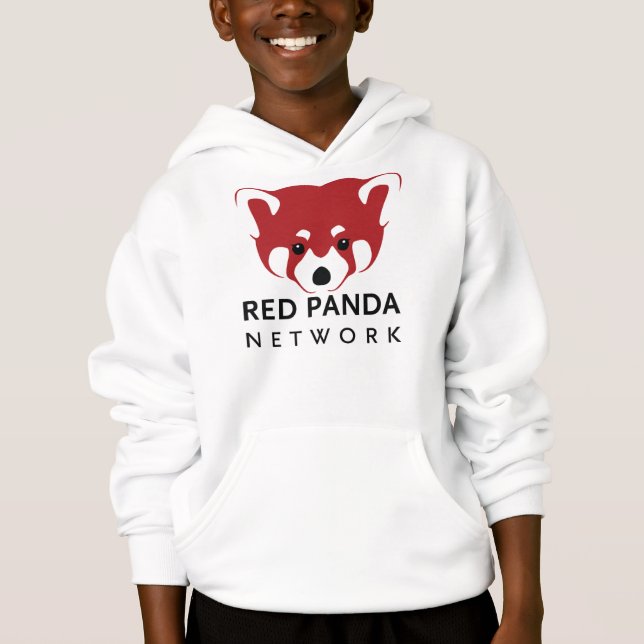 Den röda pandaen knyter kontakt ungdombaseball T Tröja (Framsida)