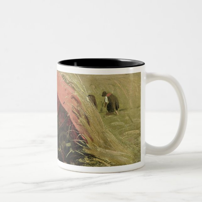 Den röda parasollen, c.1860 Två-Tonad mugg (Höger)