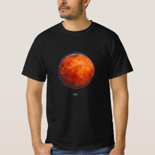 Den röda planeten: Mars Watercolor T Shirt