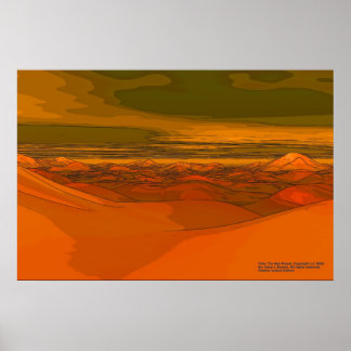 Den röda planeten poster