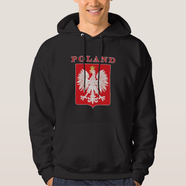 Den röda Polen örnen skyddar Sweatshirt (Framsida)