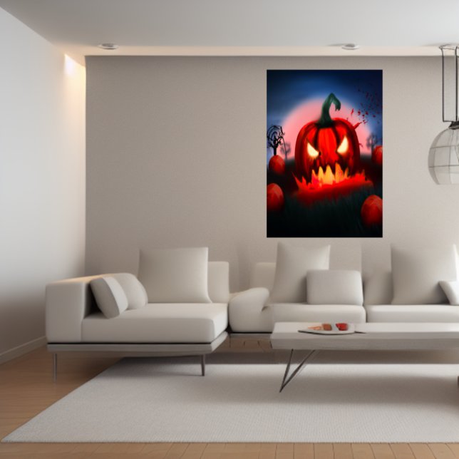 Den röda pumpen är på väg till dig | AI Art Poster (Skapare uppladdad)