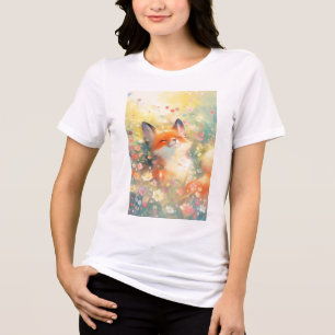 Den röda rävens ängslig Hideaway T Shirt