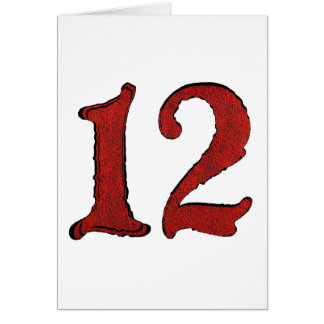 Den röda sammethelgdag numrerar serier hälsningskort