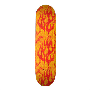 Den röda skaterpojken flammar skateboard bräda 20 cm