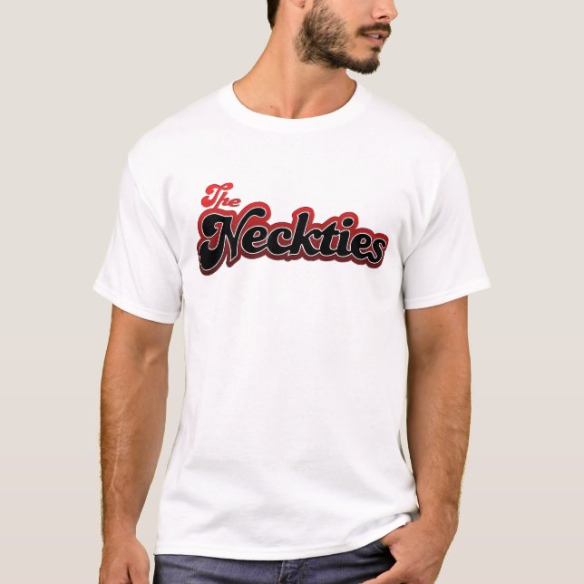 Den röda slipslogotypskjortan - t-shirt (Framsida)