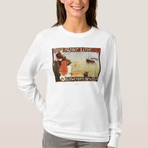 Den röda stjärnan fodrar kryssningar till den Ne T Shirt