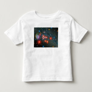 Den röda toppna jätten samla i en klunga t shirt