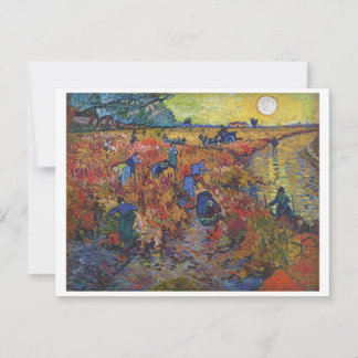 Den röda vingården | Vincent van Gogh | Vykort