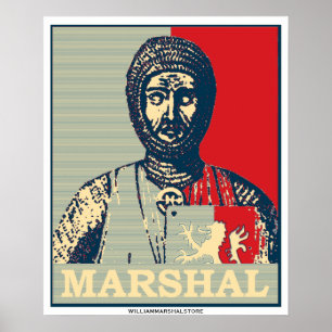 Den röda William marskalkspegeln av chivalryen & Poster