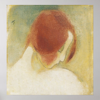 Den rödhåriga flickan, Helene Schjerfbeck Poster