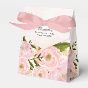 Den rodna rosa pionmöhippafavören boxas presentaskar
