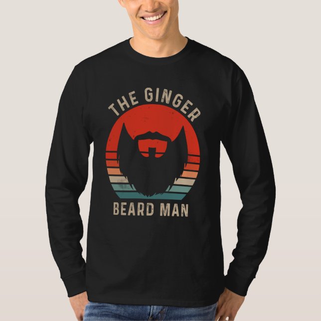 Den rödskäggige mannen t shirt (Framsida)