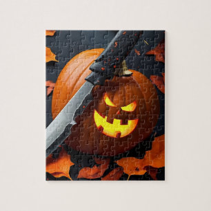 Den rökta pumpkin Jigszawapuseln Pussel