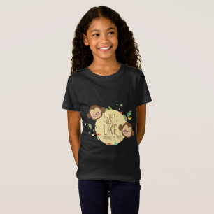 Den roliga apaskjortan gillar jag precis t shirt