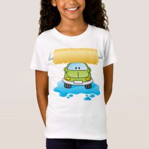 Den roliga bilen i en bil tvättar flickaT-tröja Tee Shirt