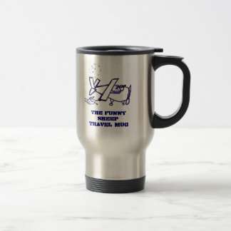 Den roliga fårtravel mug resemugg