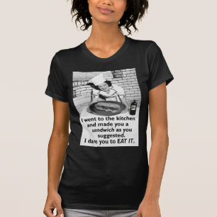 Den roliga feministen gör mig en smörgås t-shirt