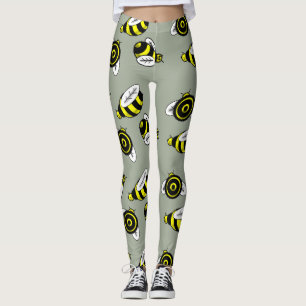 DEN ROLIGA HUMLADAMASKER TÄNDER - grönt Leggings