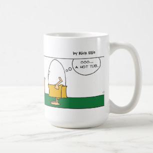 Den roliga Humpty Dumpty hetten badar Kaffemugg