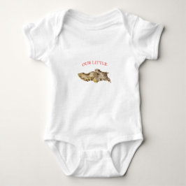 Den roliga ingefäran för bebisbodysuit rotar lite t-shirt