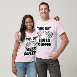 Den roliga julen denna grabb älskar kaffe t-shirt