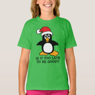 Den roliga julpingvinet är det som för är sent t shirt