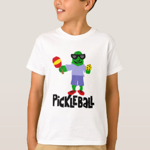 Den roliga knipan med Pickleball paddlar Tee