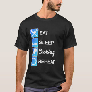 Den roliga kockgåvan äter kulinarisk konst för t shirt