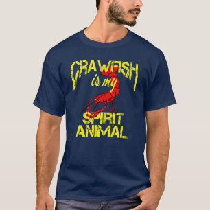 Den roliga kräftor är min ande djura Louisiana T Shirt