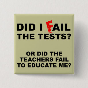 Den roliga lärarekuggningen knäppas emblem knapp