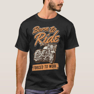 Den roliga motorcykelryttaren citerar bikerdesign t shirt