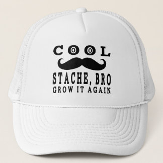Den roliga mustaschcoolan Stache Bro växer det Keps