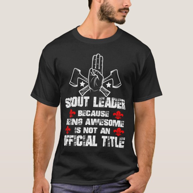 Den roliga noveltygåvan för spanar ledare t shirt (Framsida)