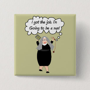 Den roliga nunnan Cards "har jobbet!", (Gail Knapp