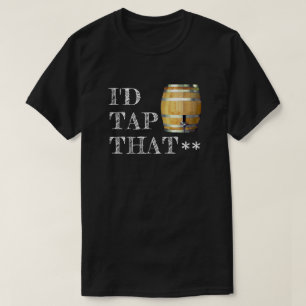 Den roliga ölkegen "skulle jag klapp det ", t shirt