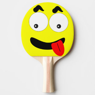 Den roliga pingen Pong paddlar ansikte Pingisracket